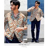 ブラウン | 半袖シャツ メンズ 5分袖◆ウェーブライン | JIGGYS SHOP