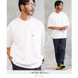 ホワイト | ポケT ワンポイント刺繍 半袖 | JIGGYS SHOP