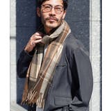 タータンブラウン | マフラー チェック 大判ストール | JIGGYS SHOP