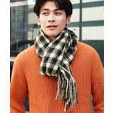 クラシックブラック | マフラー チェック 大判ストール | JIGGYS SHOP