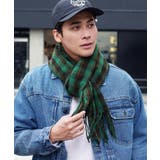 クラシックグリーン | マフラー チェック 大判ストール | JIGGYS SHOP