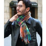 ブロックグリーン | マフラー チェック 大判ストール | JIGGYS SHOP