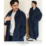 ネイビー | ◆着る毛布 モコボアルームコート◆コート アウター | JIGGYS SHOP