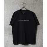 Qブラック | Tシャツ メンズ オーガビッツマルチロゴパターン半袖Tシャツ | JIGGYS SHOP