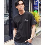 Sブラック | Tシャツ メンズ オーガビッツマルチロゴパターン半袖Tシャツ | JIGGYS SHOP