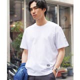 Lホワイト | Tシャツ メンズ オーガビッツマルチロゴパターン半袖Tシャツ | JIGGYS SHOP