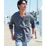 綿100% カプリシャツ パナマ織 スタンドスキッパー5分袖シャツ | JIGGYS SHOP | 詳細画像13
