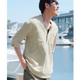 綿100% カプリシャツ パナマ織 スタンドスキッパー5分袖シャツ | JIGGYS SHOP | 詳細画像15