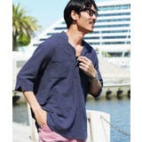 綿100% カプリシャツ パナマ織 スタンドスキッパー5分袖シャツ | JIGGYS SHOP | 詳細画像16