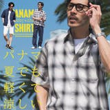 オンブレーチェックシャツ パナマシャツ メンズ 半袖シャツ 綿100％ | JIGGYS SHOP | 詳細画像1 