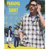 オンブレーチェックシャツ パナマシャツ メンズ 半袖シャツ 綿100％ | JIGGYS SHOP | 詳細画像3 