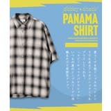 オンブレーチェックシャツ パナマシャツ メンズ 半袖シャツ 綿100％ | JIGGYS SHOP | 詳細画像5 
