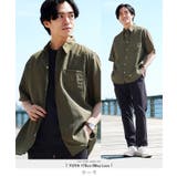 カーキ | 麻 リネンシャツ 涼しい メンズ 半袖シャツ 接触冷感半袖シャツ | JIGGYS SHOP