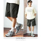 チャコールグレー | リネンライクハーフパンツ メンズ ショートパンツ ドライタッチ ゆったり | JIGGYS SHOP