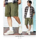 カーキ | リネンライクハーフパンツ メンズ ショートパンツ ドライタッチ ゆったり | JIGGYS SHOP