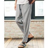 リネンライクイージーパンツ メンズ テーパードパンツ 軽量 速乾 ゆったり | JIGGYS SHOP | 詳細画像16 