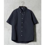 シアサッカー半袖ボタンダウンシャツ メンズ 無地 ストライプ 速乾 | JIGGYS SHOP | 詳細画像7 