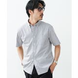 シアサッカー半袖ボタンダウンシャツ メンズ 無地 ストライプ 速乾 | JIGGYS SHOP | 詳細画像20 