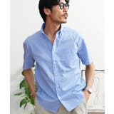 シアサッカー半袖ボタンダウンシャツ メンズ 無地 ストライプ 速乾 | JIGGYS SHOP | 詳細画像19 