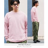 ダスティライトピンク | ロンT メンズ ワッフルサーマル 長袖Tシャツ カットソー 無地 ミリタリー | JIGGYS SHOP