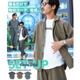 接触冷感 セットアップ メンズ リネンライク半袖シャツテーパードパンツ | JIGGYS SHOP | 詳細画像4