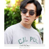 グレー/ネイビー | サングラス UVカット率100% クラウンパント | JIGGYS SHOP