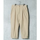 2タックワイドテーパードチノパン 2way メンズ ストレッチ ワイドパンツ | JIGGYS SHOP | 詳細画像7