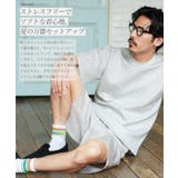 上下セット メンズ 裾ドローコードTシャツ+ショーツセットアップ | JIGGYS SHOP | 詳細画像2