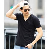 ブラック(Vネック) | Tシャツ メンズ 韓国 夏服◆ポケット付コットンTEE◆ | JIGGYS SHOP