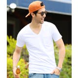 ホワイト(Vネック) | Tシャツ メンズ 韓国 夏服◆ポケット付コットンTEE◆ | JIGGYS SHOP