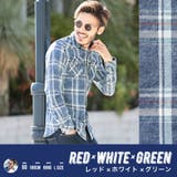 レッド×ホワイト×グリーン | 定番 チェックシャツ メンズ | JIGGYS SHOP