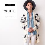 ◆綿麻ネイティブ柄ロングカーディガン◆カーディガン メンズ ニット | JIGGYS SHOP | 詳細画像4 