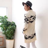 ◆綿麻ネイティブ柄ロングカーディガン◆カーディガン メンズ ニット | JIGGYS SHOP | 詳細画像5 