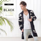 ◆綿麻ネイティブ柄ロングカーディガン◆カーディガン メンズ ニット | JIGGYS SHOP | 詳細画像8 