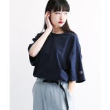 ネイビー | ◆champion ロゴTシャツ◆ | jiggysshopselect