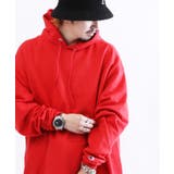 レッド | ◆Champion チャンピオンロゴ スウェット プルパーカー◆ | jiggysshopselect