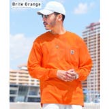 Brite Orange | カーハート ロンT◆Carhartt ポケット付きクルーネック | jiggysshopselect