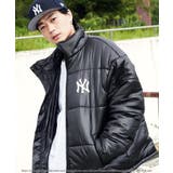 NYモノグラムブラック | MLB / 中綿リバーシブル ジャケット メジャーリーグベースボール | jiggysshopselect