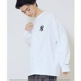 ヤンキースホワイト | MLB / メジャーリーグベースボール Lulu & Arnie 別注 ロンT | jiggysshopselect