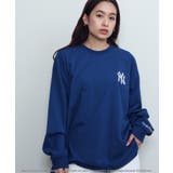 ヤンキースネイビー | MLB / メジャーリーグベースボール Lulu & Arnie 別注 ロンT | jiggysshopselect
