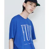 BLUE | FUBU / フブ 刺繍 ロゴ S/S Tシャツ | jiggysshopselect