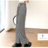 F(ダイヤチェック) | ジョガーパンツ 薄手 ワイドパンツ | JOCOSA