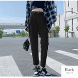 ブラック | デニムパンツ ストレート ロング丈 | JOCOSA