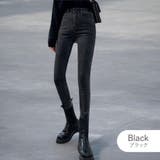 ブラック | 裏起毛 スキニー デニム | JOCOSA
