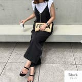 ブラック | サロペット ロング丈 オールインワン | JOCOSA