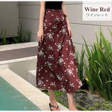 ワインレッド | スカート ラップスカート 巻きスカート | JOCOSA
