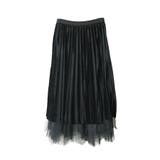 プリーツスカート ベロア チュールスカート | JOCOSA | 詳細画像16 