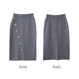 タイトスカート リブ ボタン | JOCOSA | 詳細画像12
