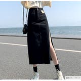 デニムスカート ロング丈 スリット | JOCOSA | 詳細画像2