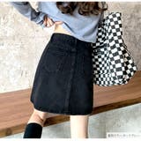 デニムスカート ハイウエスト 台形 | JOCOSA | 詳細画像25